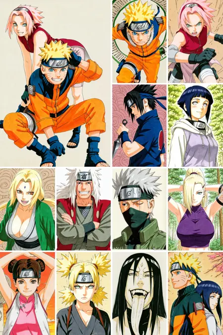 [illustrious XL] Kishimoto Masashi/岸本齐史 &西尾铁也 《NARUTO》/《火影忍者》Nishio Tetsuya - Artist Style