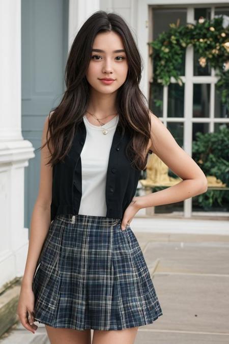 18 yo girl, brunette, close-up, girl next door, baggy clothes, night, interior, messy hair,long hair,Chinese Girl,School girl
