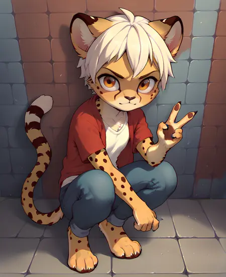Max (The Genderbent Cheetah)