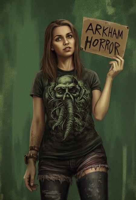 Art Style LoRA - Flux.1 Dev - Arkham Horror Files V1