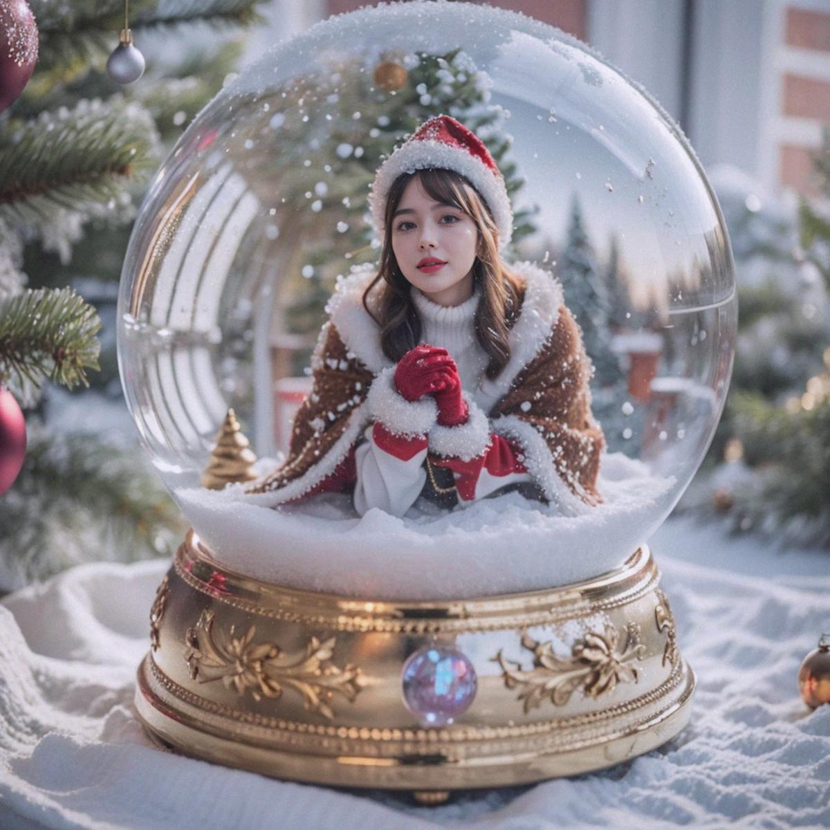 Christmas crystal ball image by Merjic