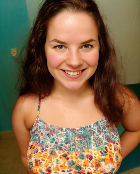 a young college student wears an extremely tight colorful sundress in cancun<lora:brynn:0.95>, ((masterpiece)) (professional photography), best quality, high quality, high-definition, extremely detailed, High detail RAW color photo professional, textured skin, goosebumps, bright eyes