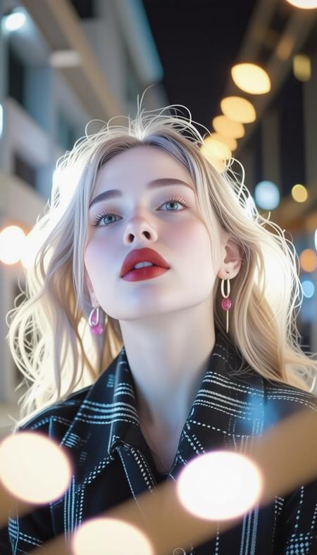 abstract, beautiful, strange, woman, night, city, wonderful