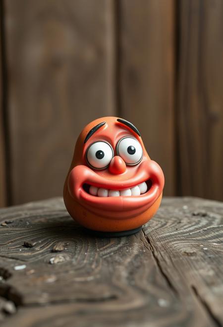 The funniest object ever created, the funniest background behind