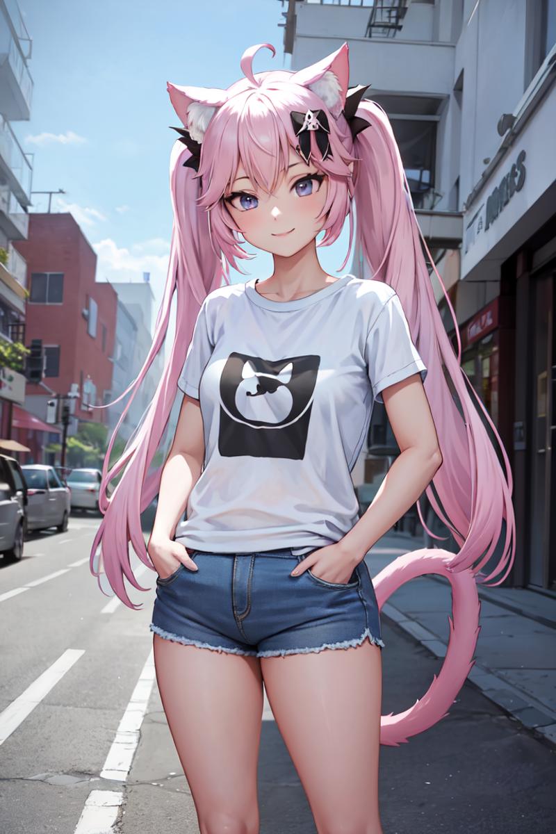 Nyatasha Nyanners (5 Outfits) | Independent VTuber image by ChameleonAI