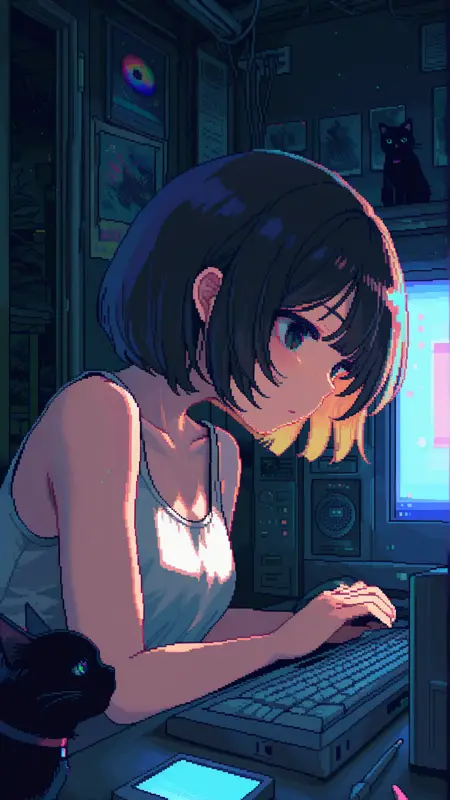 Pixel Anime Girl LoRA (Retro Visual Novel Aesthetic) 🕹️✨