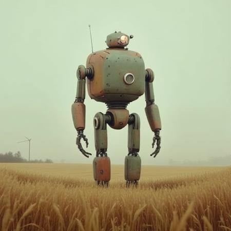 Simon Stålenhag style flux by cosmic V1