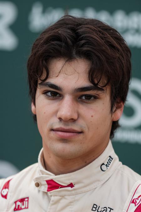 RAW photo, a close up portrait of STR18 man <lora:lance_stroll-STR18-V1:1>, looking at viewer, (high detailed skin), 8k uhd, dslr, soft lighting, high quality, film grain, Fujifilm XT3