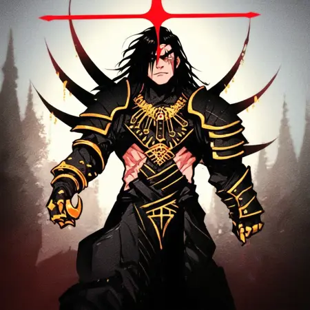 Mork Borg (MÖRK BORG) style inspired Lora (Pony)