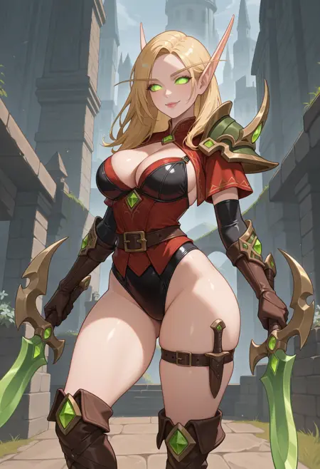 Blood Elf (Warcraft) SDXL LoRA [Illustrious]