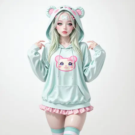 Adorable fashion illust