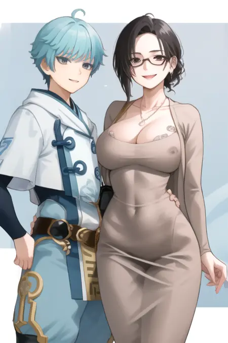 Chongyun x Dongtan Lady (Genshin Impact x K-Pring)