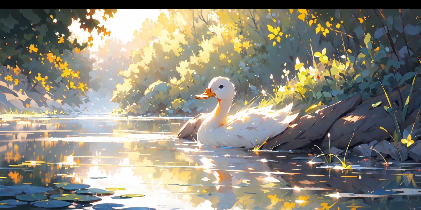 野鸭子/Cute duck Lora image by chosen