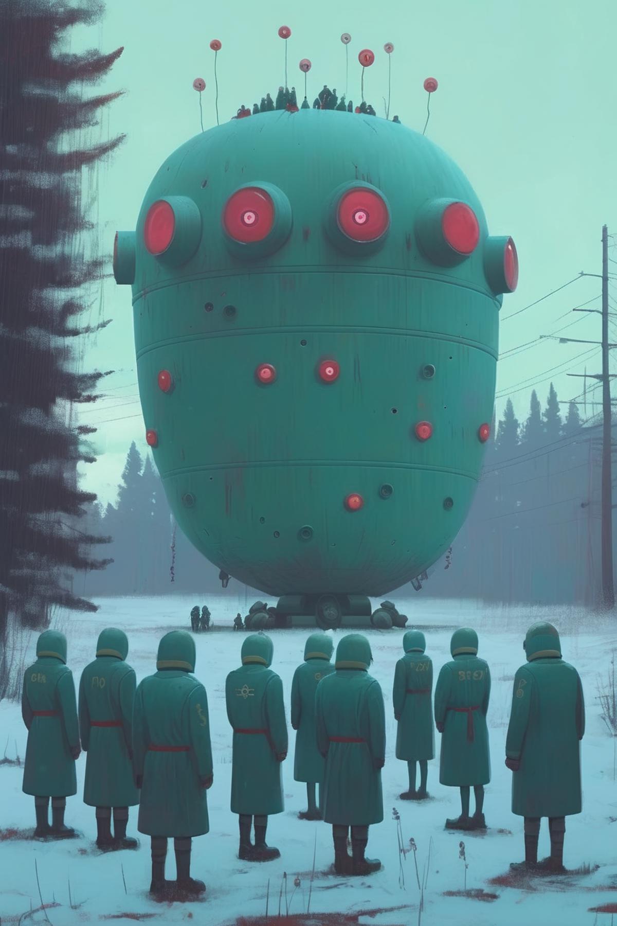 Simon Stålenhag Style image by Kappa_Neuro