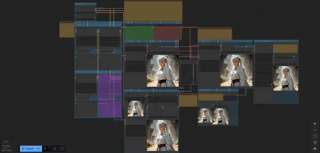 GarouAI's Personal ComfyUI Worflow "One Click" TXT2IMG & IMG2IMG