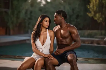 Sarah Petersons Sitting couch couple no handjob FT15