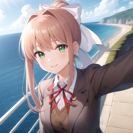 莫妮卡-心跳文学部（Monika-Doki Doki Literature Club） image by King_Dong