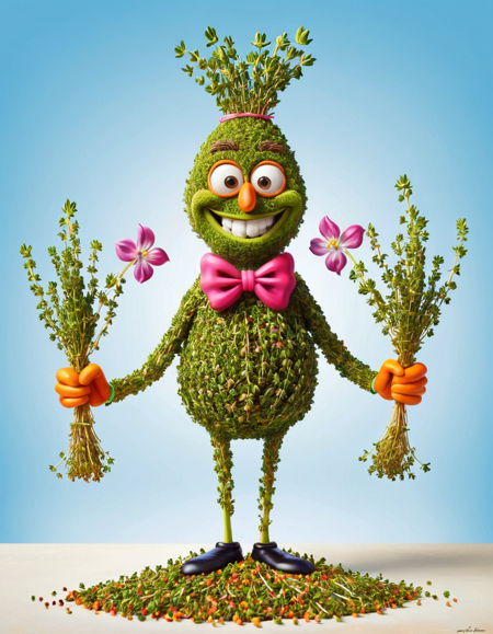 [ (whimsical art by Tiago Hoisel:0.9) and Dave Coverly::10], digital art, Oil painting, Smooth (ral-spicethyme:1.3) , Distinguished blossoms, Cartoonish digital art, exaggerated characters, humorous scenarios, vibrant colors, humorous and insightful cartoons, Witty, clever, single-panel, <lora:ral-spicethyme:0.85>, deep rich colors, atmosphere, perfect symmetry, rich vivid colors