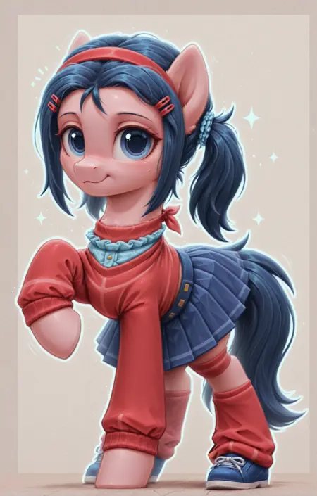 Pony Mita:MiSide, Ponification