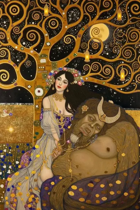 Golden Vienna Calling: Gustav Klimt Portrait Style