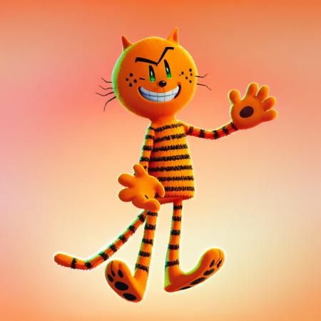 Petey the Cat - Dog Man - Illustrious-XL - Pony - SDXL Pony