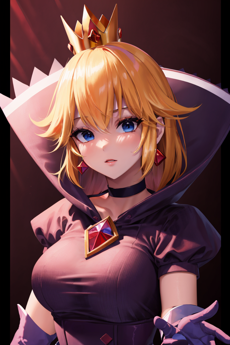 Shadow Queen Peach (Paper Mario) image by LordOtako