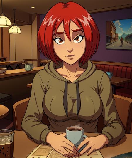 Will,short red hair,brown,solo,sitting,casual wear,hoodie,hands free,cafe,coffee on table,
(insanely detailed, beautiful detailed face, masterpiece, best quality) cinematic lighting,<lora:WillVandom-10W2:0.8>,