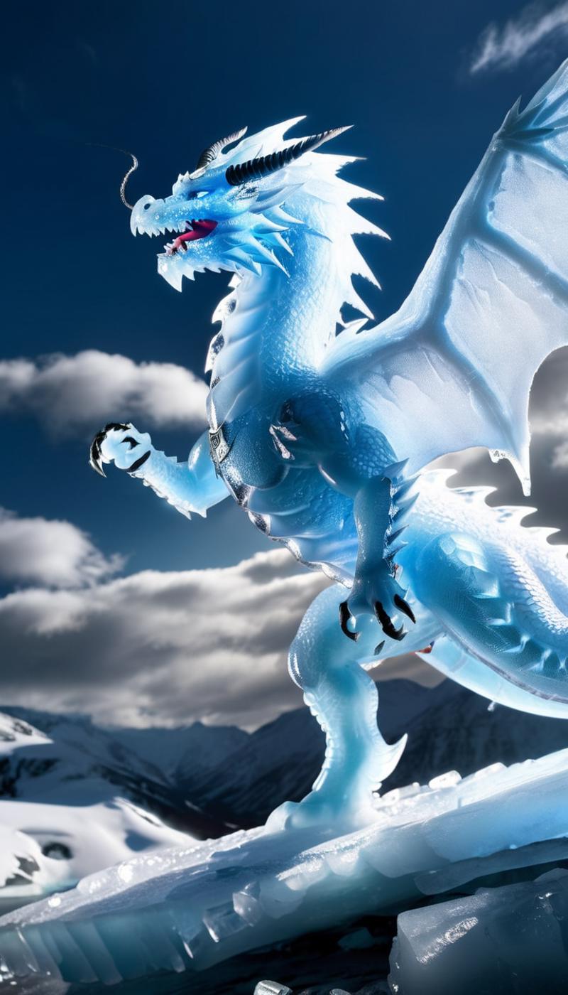 Ice Dragon LoRA XL image by Hevok