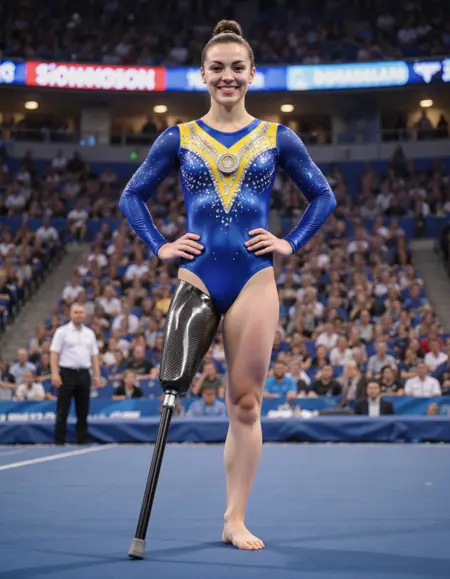 above knee leg amputee with pegleg