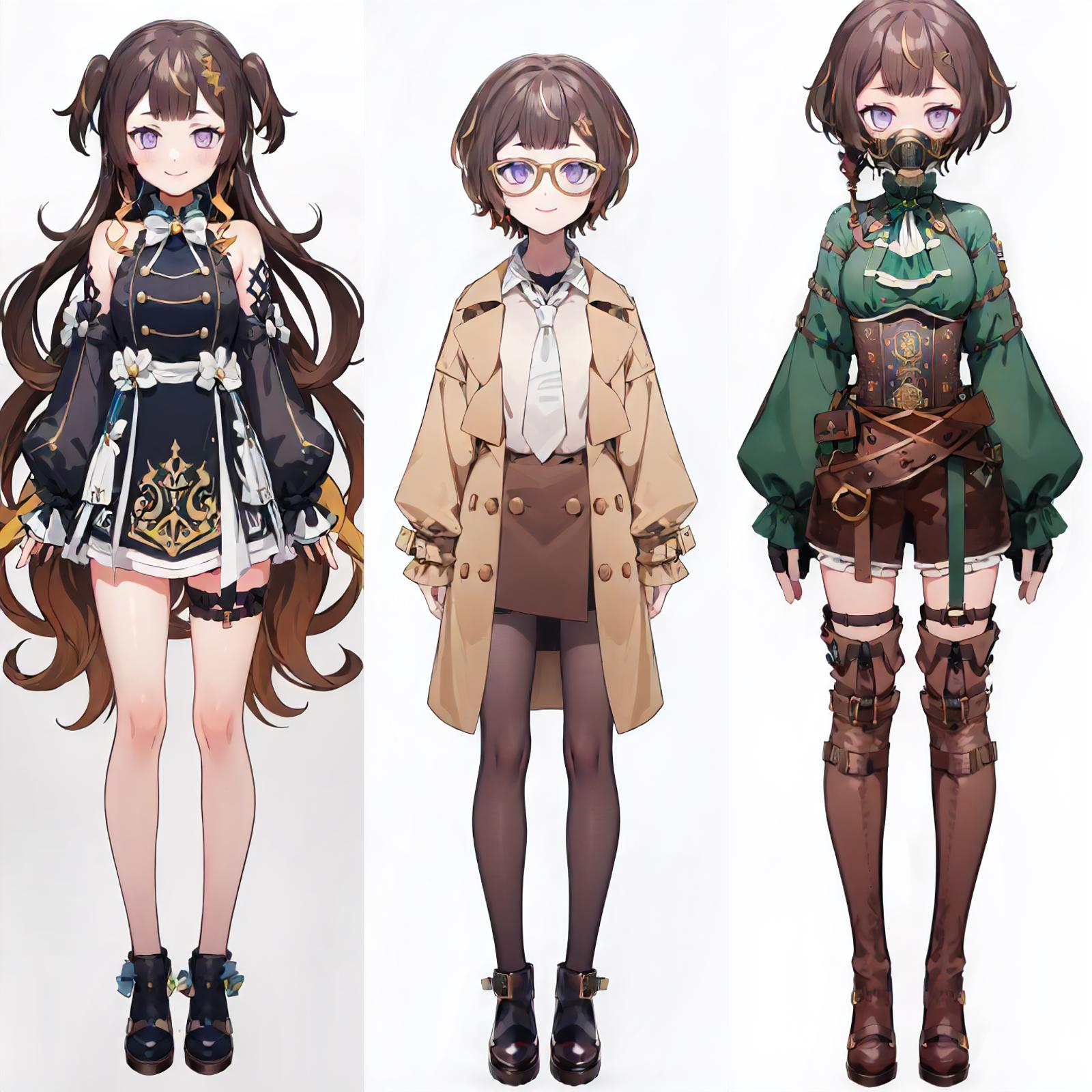 Anya Melfissa (Hololive) 3 outfits image by holostrawberry