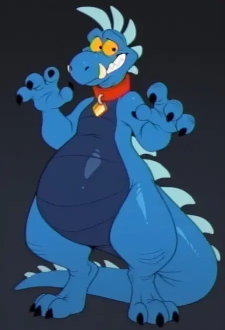 Knuckles' Dinosaur Form - Quack Pack (Illustrious)