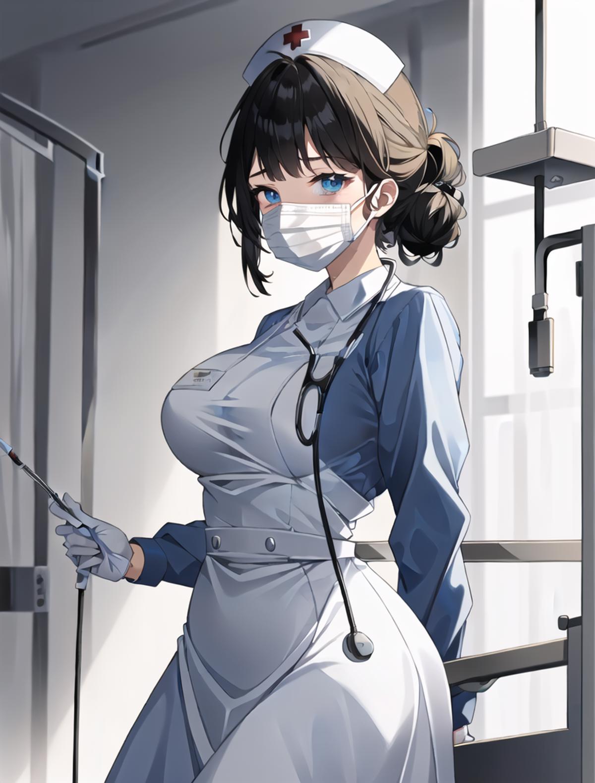 Long Nurse Dress, Type 2 image by Klaviana