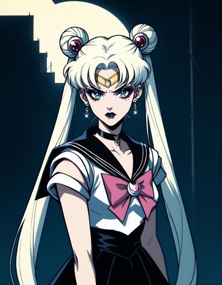 Goth Moon Embedding (PDXL) - GothPnkMnPDXL-Safetensors GothPnkMnPDXL-Safetensors