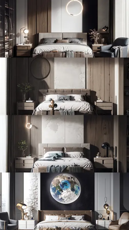 室内设计-现代卧室生成器|Modern Bedroom Generator