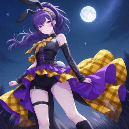 Looking Up At The Same Moon (Asahina Mafuyu) / Project SEKAI IllustriousXL