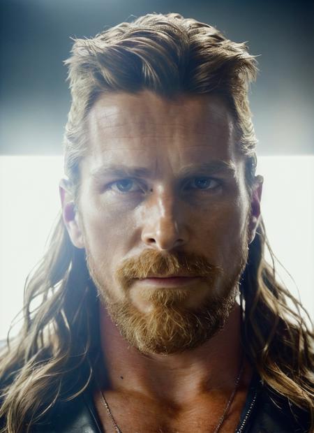 <portrait of sks person as thor, masculine, epic > (photo, studio lighting, hard light, sony a7, 50 mm, hyperrealistic, big depth of field, mate skin, pores, wrinkles, concept art, colors, hyperdetailed, hyperrealistic), <lora:locon_christianbale_v1_from_v1_64_32:1.25>