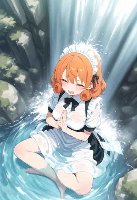 waterfall training / 滝行 / 修行