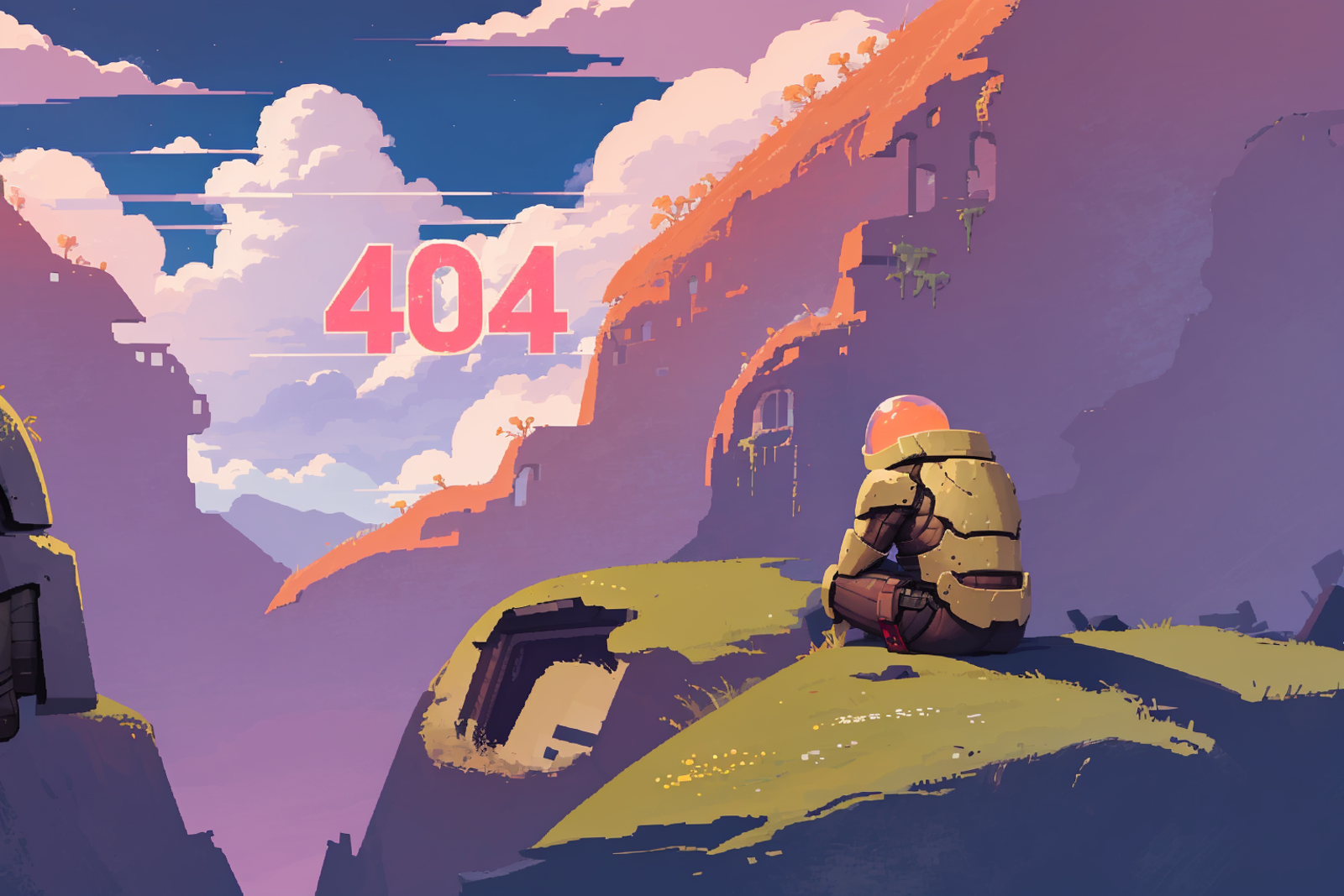 The 404 Error: A Robot's Journey to Find Its Purpose in a Post-Apocalyptic World