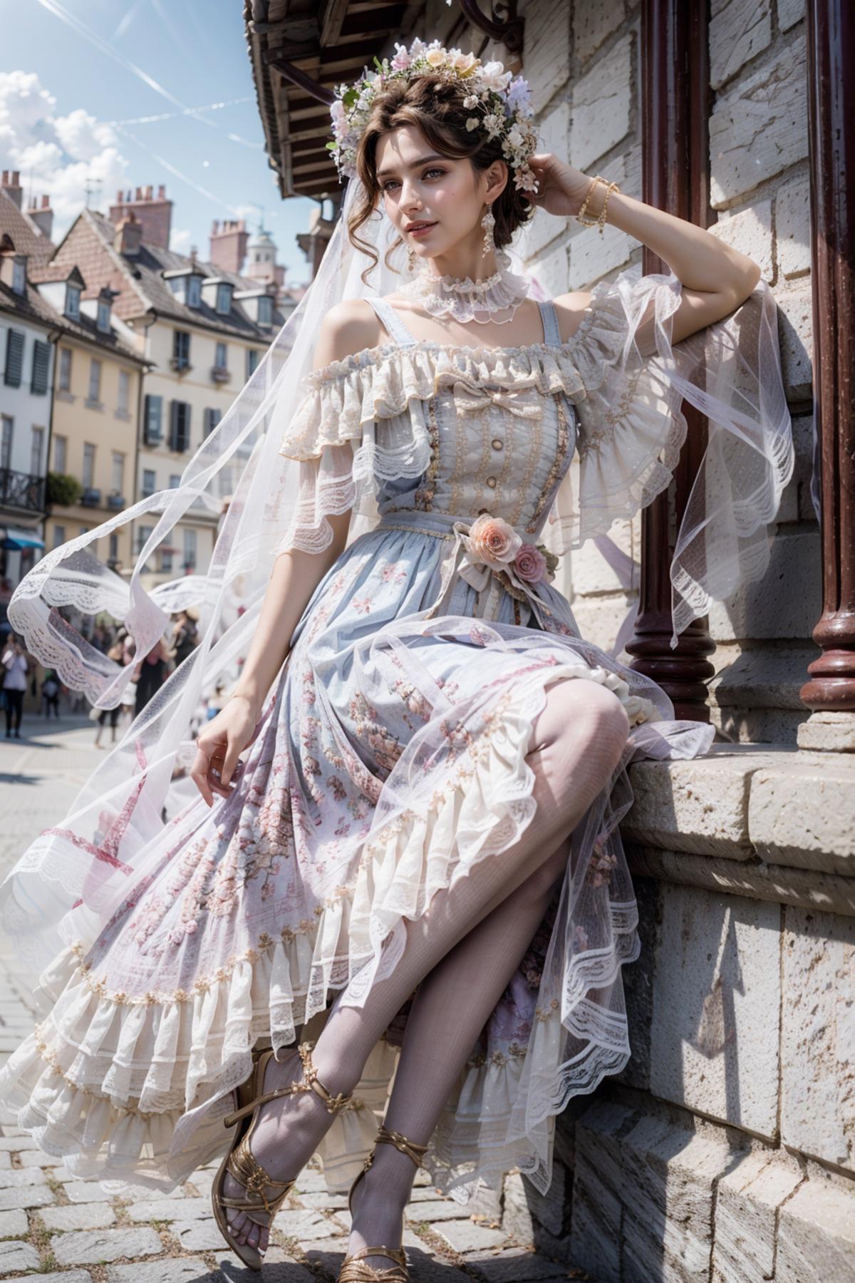 [Realistic] Modern victorian fashion dress | 洛丽塔裙子 | ロリータ ドレス Vol.2 image by feetie