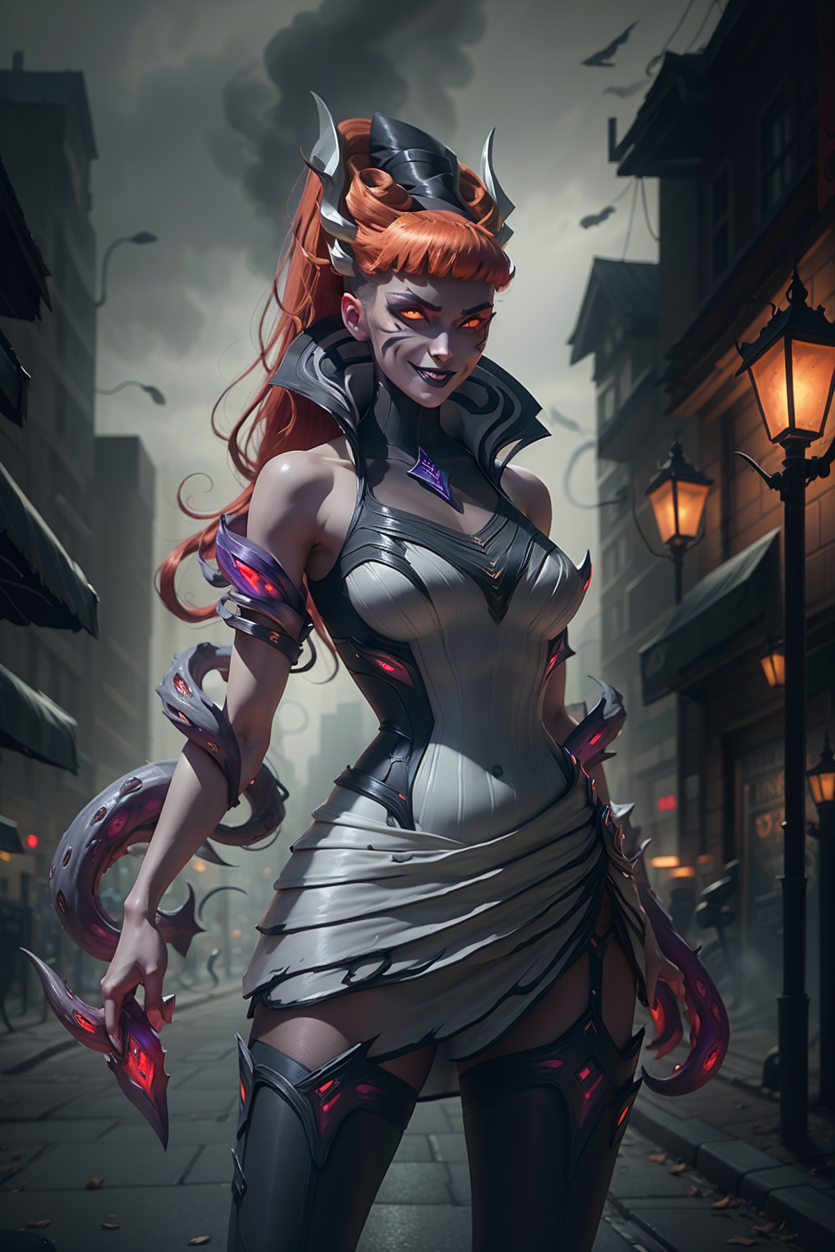 Crime City Nightmare Zyra - League of Legends - Character LORA image by Konan