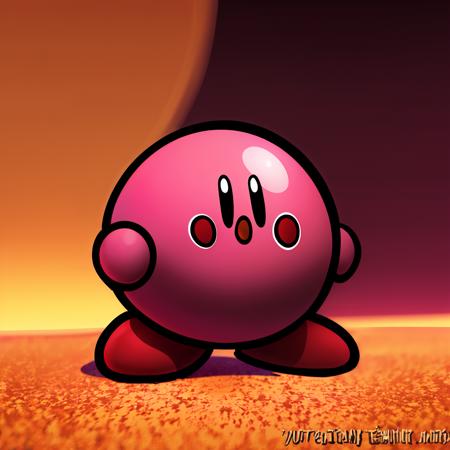 Highly detailed, High Quality, Masterpiece, Kirby, <lora:Kirby:0.8>, TerminalMontage, <lora:Style_TerminalMontage:0.85>