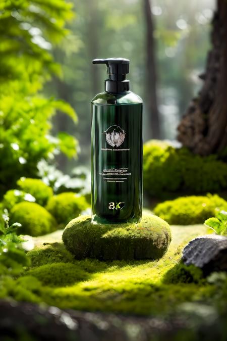 (masterpiece, top quality, best quality, official art, beautiful and aesthetic:1.2),(8k, best quality, masterpiece:1.2),CGproduct bsw, no humans, outdoors, day, scenery, grass, sky, reflection, water, plant, bottle, blurry, english text, tree, natureï¼<lora:CGproduct bsw_20230825230630:0.75>