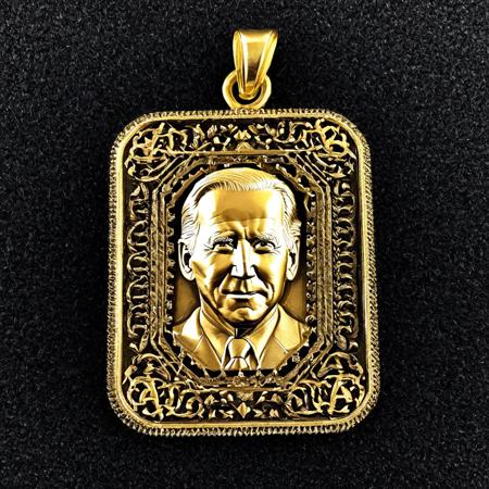 joe biden amulet <lora:British_Museum_Amulets:1>, high resolution, beautiful, highest quality, masterpiece, highly detailed