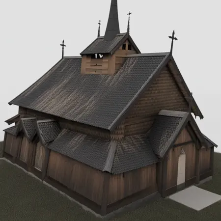 Norwegian smaller stave church