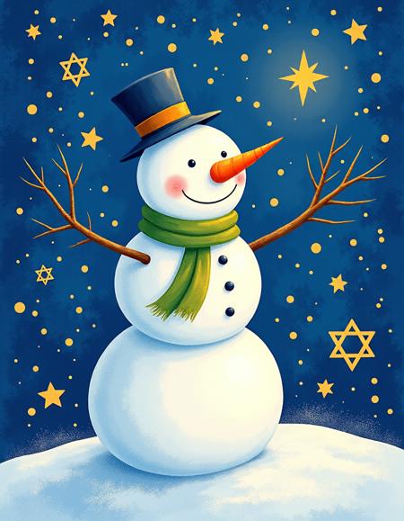 HanukkahColors Holiday FLUX HanukkahColors v1