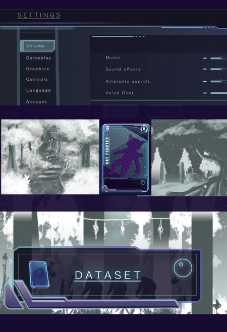 monochromatic UI / UX v1.0