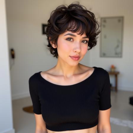 Short Layered Pixie Harstyle Flux 1D
