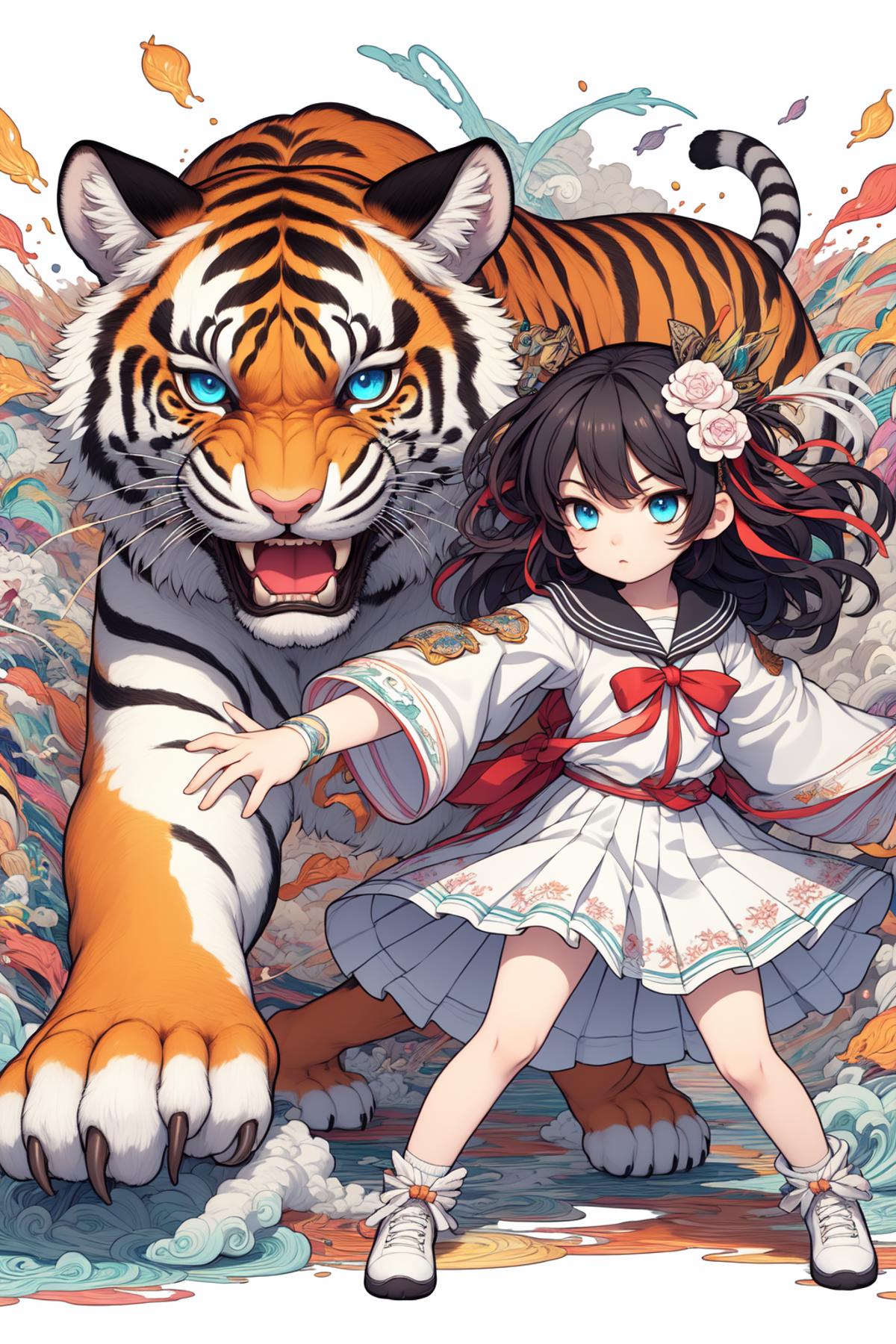 画虎姬--Painted tiger image by kimchi88