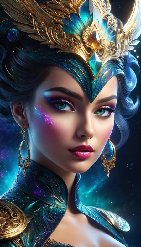 <lora:add-detail-xl:1>,   <lora:SDXLAuroraStyle:0.5> AuroraStyle, ultra detailed artistic photography, midnight aura, night sky, detailed gorgeous face, dreamy, glowing, backlit, glamour, glimmer, shadows, oil on canvas, brush strokes, smooth, ultra high definition, 8k, unreal engine 5, ultra sharp focus, art by alberto seveso, artgerm, intricate artwork masterpiece, ominous, matte painting movie poster, golden ratio, trending on cgsociety, intricate, epic, trending on artstation, highly detailed, vibrant, production cinematic character render, ultra high quality model