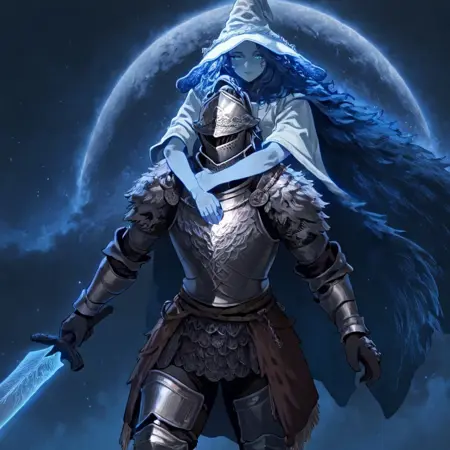 Promised Consort Concept / Ranni Backpack IL&NoobAI | Shrekman Fromsoft Collection